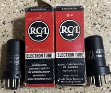 2X Vintage NOS RCA Radiotron Electron Tube 6J5 picture