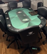 Custom Poker Table BRAND NEW Professional Casino Style Top Quality picture