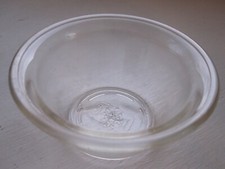 Vintage Small Glasbake Clear Custard Dish, Fruit, or Dessert Bowl picture