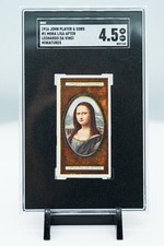 1916 JOHN PLAYERS & SONS MONA LISA MINIATURES SGC 4.5 #1 LEONARDO DA VINCI ART picture