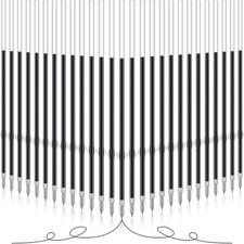 60 Pack Ballpoint Pen Refills 0.7 mm Black Replacement for Retractable Pens Bulk picture