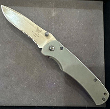VINTAGE BENCHMADE 750S PINNACLE – TITANIUM MONOLOCK – RARE - DISCONTINUED picture