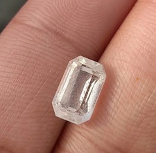 4 ct Aesthetic Natural White Topaz Clear  Gemstone - Baguette Cut picture