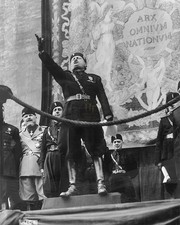 Italy's Fascist PM Benito Mussolini WWII 8x10 Glossy Photo Print HT4136412 picture