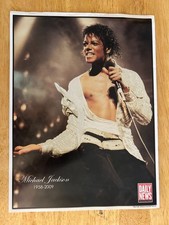 *NEW* Philly Daily News Michael Jackson 8 x 10 1958-2009 Poster Double Side picture