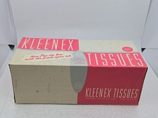 Vintage 1938 Kleenex Box Tissues Soft Pink 400 Count NOS Full Unopened Sealed picture