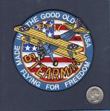Stearman PT-17 KAYDET NAVY USAF Air Corps Pilot Training Aircraft Squadron Patch picture
