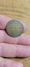 Old Vintage W.J.B brass US trade token coin Pennsylvania? PA picture