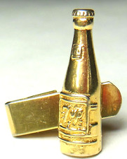 Old VTG. Pepsi Co. employee store advertising 7 up soda bottle tie clip clasp  picture