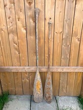 OLD VINTAGE Set 2 Odd Different Oars 53