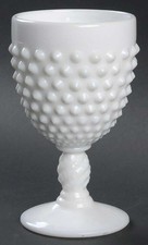 Fenton Hobnail Milk Glass Water Goblet 124831 picture