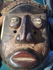 Authentic Tribal Mask From off The Ivory Coast picture