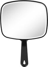 Eaoundm Hand Held Mirror for Makeup Large Hand Mirror Salon Handheld Mirror picture