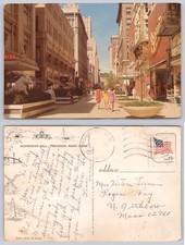 Vintage 1979 Westminster Mall Providence RI Postcard - L.K. Color Productions picture