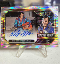 Panini 2023 Select WWE Ringside Action Sig Prizm Auto Honky Tonk Man Flash Auto picture
