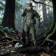 Big Boss Snake Fanart Video Game Figure Airbrush Painted 25cm Adult Collectible picture