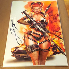 SIGNED Heat Seeker #2 A Gun Honey Story Virgin Cvr Signed by Jamie Tyndall w/COA picture