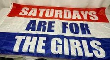 Saturdays Are For The Girls Flag 3x5 picture