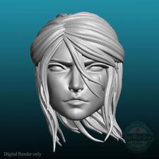 Ciri The Witcher v2 Cirilla Fiona Elen Riannon custom head for action figures picture