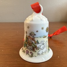 Vintage Weihnachts Glocke 1993 German Christmas Bell Ornament With Box picture