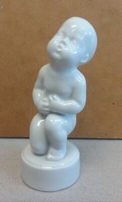 B & G Bing Grondahl Porcelain Baby Boy Stomach Ache Collection Figurine Denmark picture