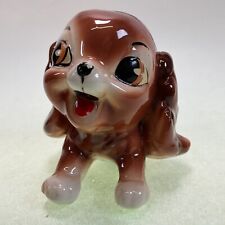 Kreiss & Co Dog Puppy Cocker Spaniel Porcelain Figurine Vintage 1950s picture