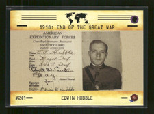 2023 Historic Autograph's 1918 End Great War #241 Edwin Hubble picture