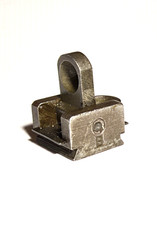 WWII USGI M1 Carbine Type I Flip Rear Sight S Marked Original Complete picture