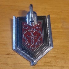 1978-1980 Chevy Monte Carlo Red Black Knight Crest Emblem. No Idea What It Fits picture