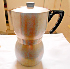 VINTAGE COFFEE 6 X CUP STOVE TOP PERCULATOR ITALIAN EXPRESSO MOKA LIXA VITTORIA picture