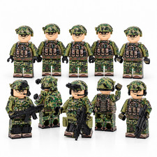 Elite Delta Force Mini Military Figures Set – 10 U.S. Soldiers with Gears picture