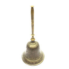 VTG Brass, Etched Bell from India ~ 5.5