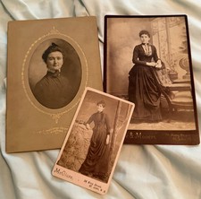 Antique Victorian Photo Lot 3 Woman Portraits McClure St John New Brunswick picture