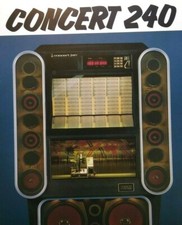 NSM Concert 240 Jukebox FLYER Original Phonograph Music Art Print Sheet Germany picture