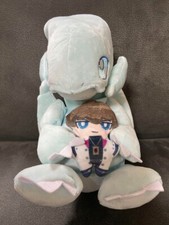 Yu-Gi-Oh Blue Eyes White Dragon Plush Doll Hold Seto Kaiba New picture