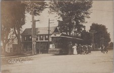 Castleton Corners Vermont VT Rutland Trolley Streetcar RPPC 1910s Postcard picture