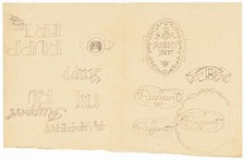 New York NY 1930s Ruppert Beer Logo Ale Truck Graphic Designs Sketches picture