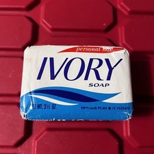 Ivory Bar Soap Bar 3.5 Oz Made In USA Personal Size New Sealed Vintage 1970s picture