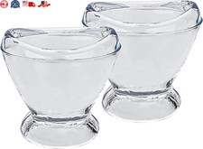 2 Pcs Glass Eye Wash Cup Clear Eye Flush Cup Portable Eye Washing Kit for Eye Ri picture