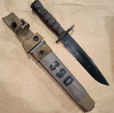 Vintage Genuine OKC-3S OKC3S Knife Bayont & Sheath Ontario Knife Real USMC Issue picture