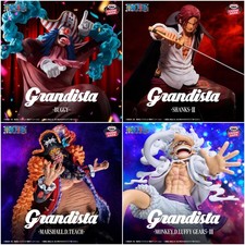 One Piece Grandista Figure Four Emperors Set of 4 Luffy Gear 5 Shanks Buggy Teac picture