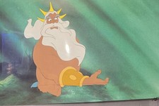 Disney The Little Mermaid 1989 King Triton Animation Cel picture