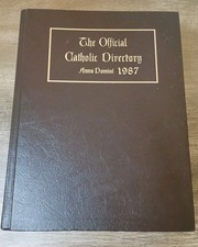 Vtg Official Catholic Directory Anno Domini 1987 Hardcover P.J. Kenedy & Sons EC picture