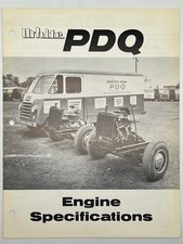 1961 WHITE MOTOR COMPANY All Models of PDQ Engine Specifications Dealer Brochure picture