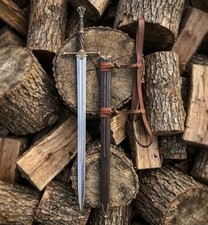 Handmade Medieval Sword Replica Celtic Inspired Fantasy Sword Twisted Guard  picture