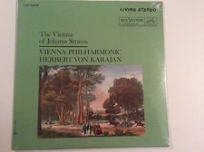 Herbert Von Karajan Vienna Philharmonic The Vienna Of Johann Strauss 1961 LP  picture