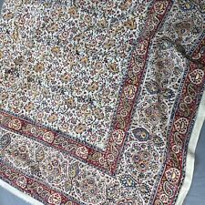 Vintage Tablecloth Fabric Paisley Vintage Thin Red Vintage Preppy Sewing Border picture