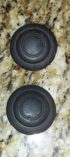 2 Vintage X-large Metal Buttons picture
