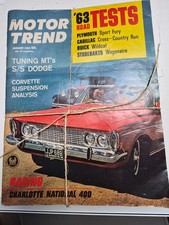 vintage car 1963 motor trend magazines-all 12 months picture
