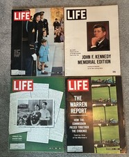 Lot of 4 Vintage Life Magazines 1963 and 1964 Related to JFK Assassination picture